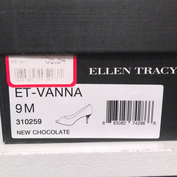 Chocolate Open Toe Shoes - Picture 4 of 4